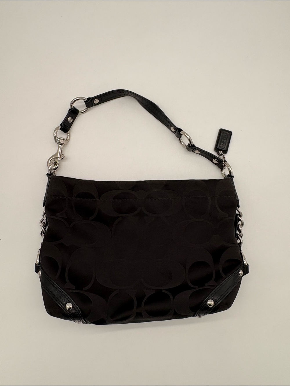 Coach Signature Hobo Shoulder Bag